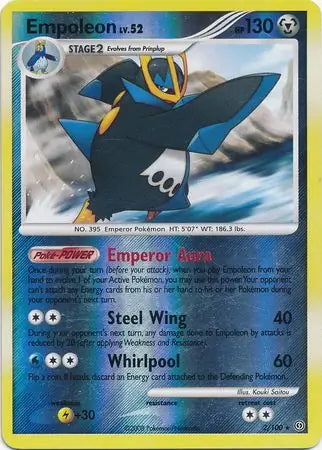 Stormfront Empoleon #2/100 reverse holo